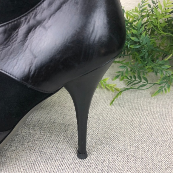 Miu Miu Leather and Suede Sock Boots - Picture 3 of 8